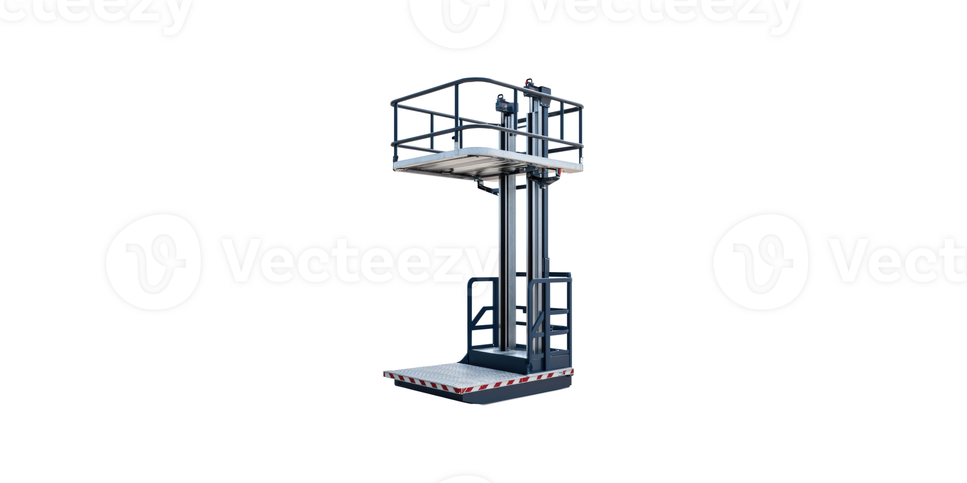 Industrial lifting platform isolated on transparent background png