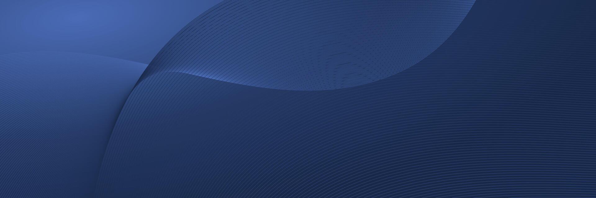 This is a blue, abstract background image. Fine, curved lines create a subtle, modern design. vector