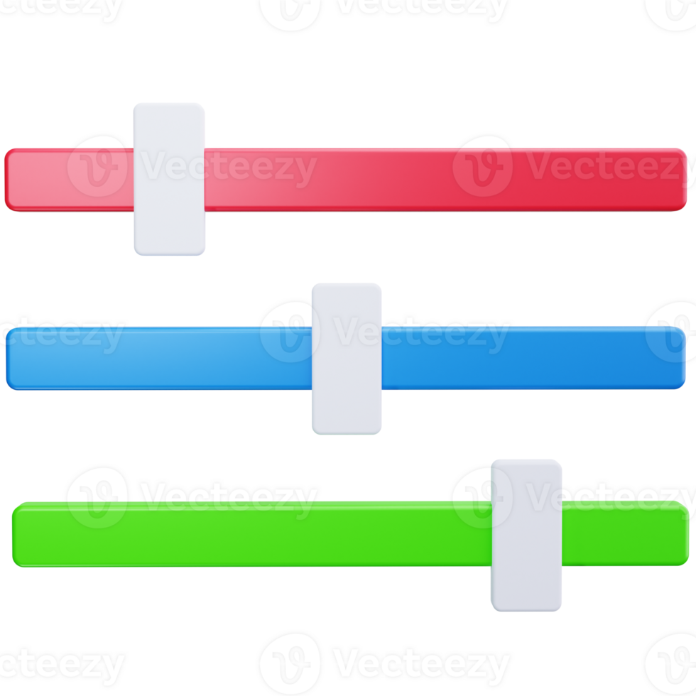 3D Icon Slider Bar Settings png
