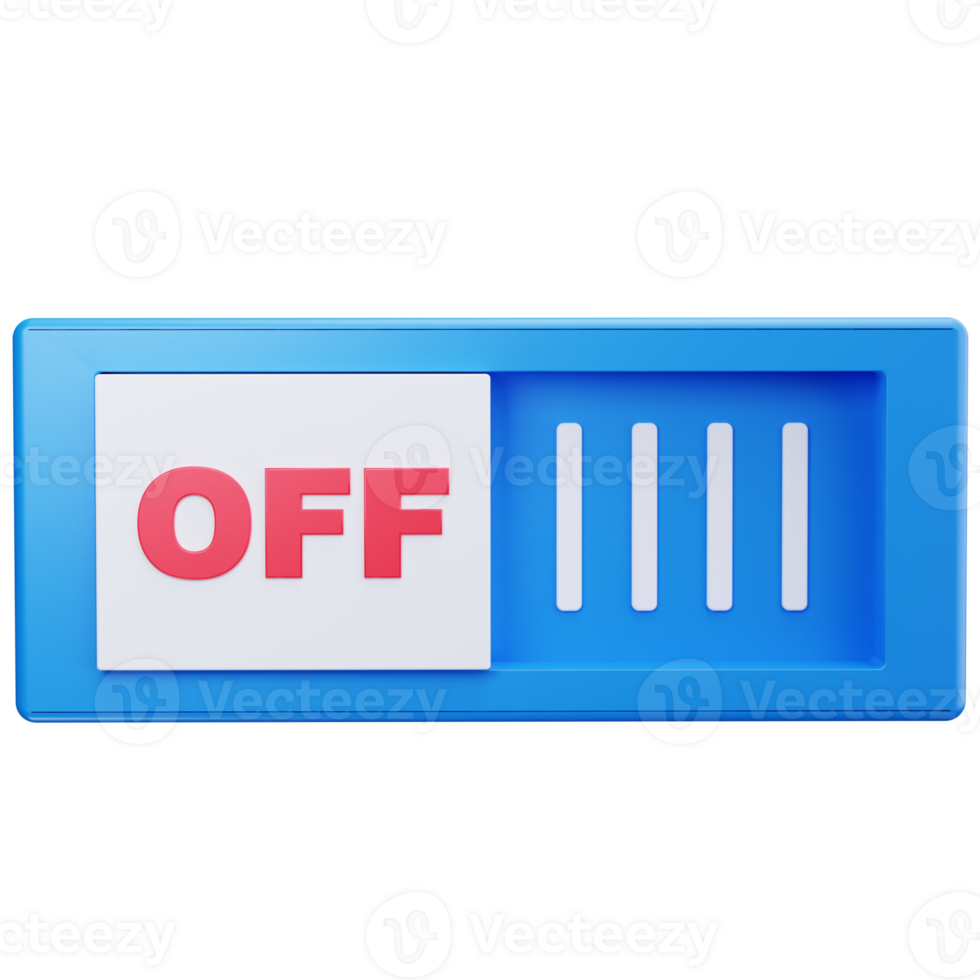 3D Icon Horizontal Switch OFF png