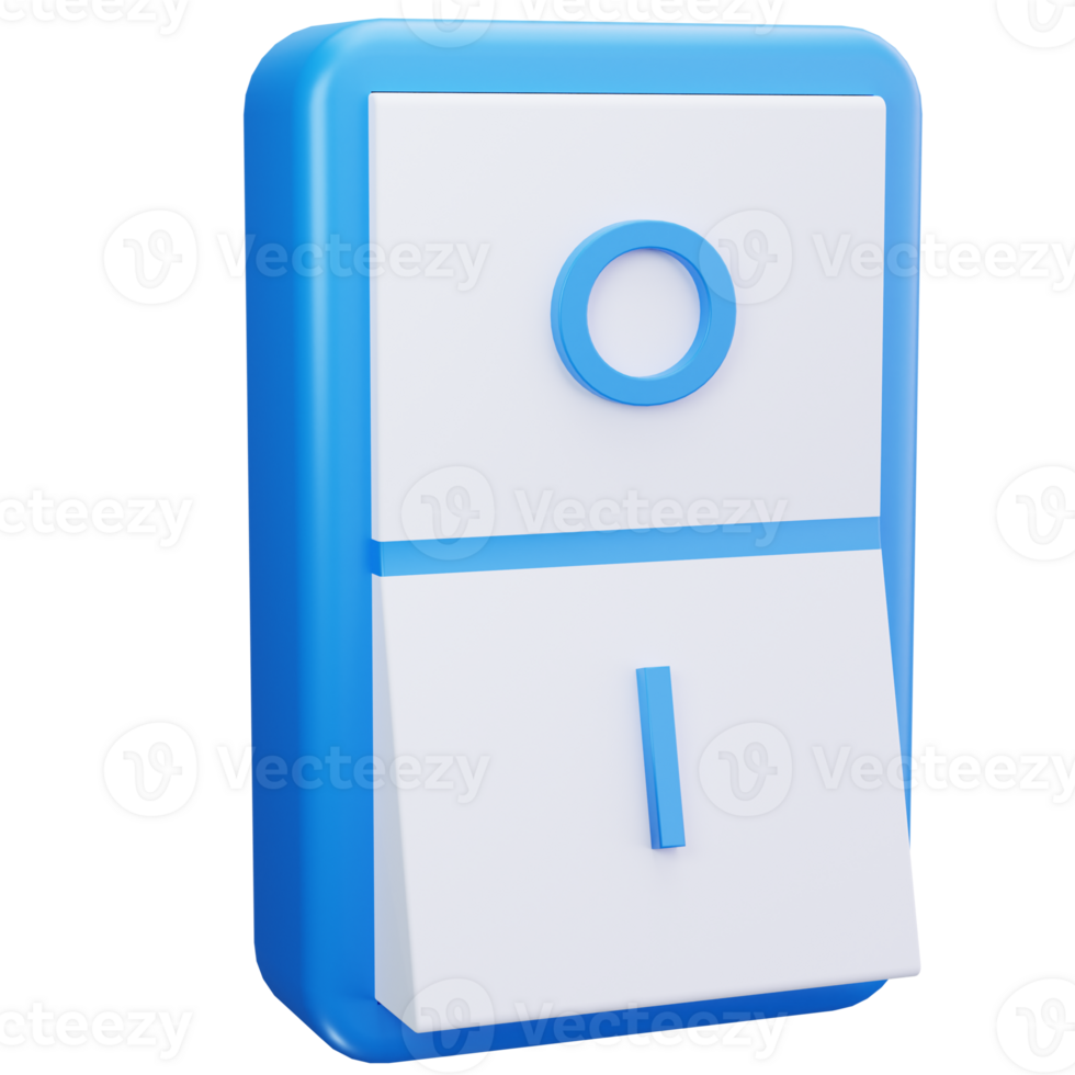 3D Icon Vertical Power Switch png