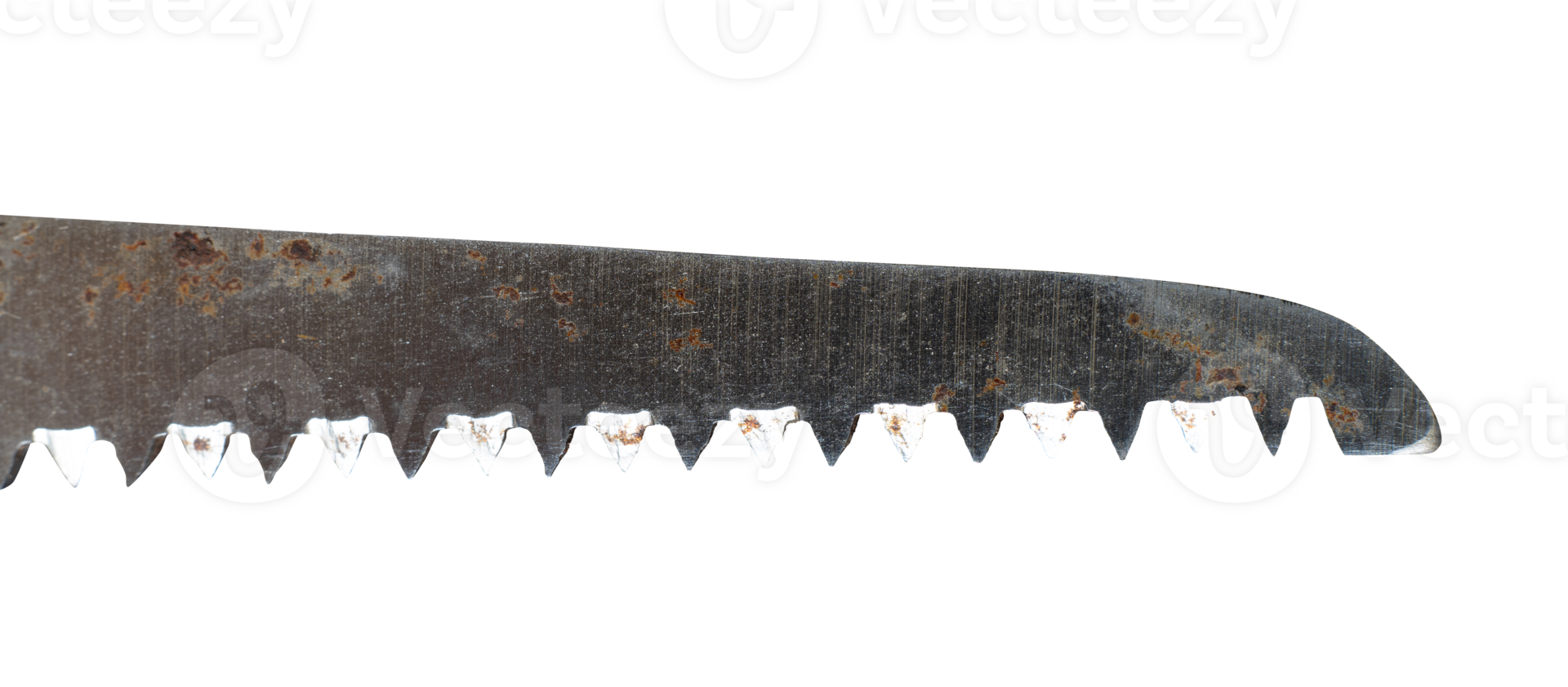 rusty sawtooth tool isolated png