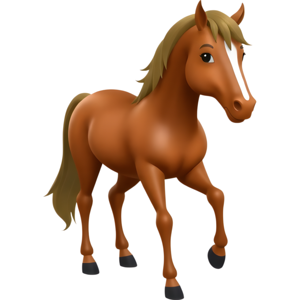 Light Brown Horse Standing Sideways png