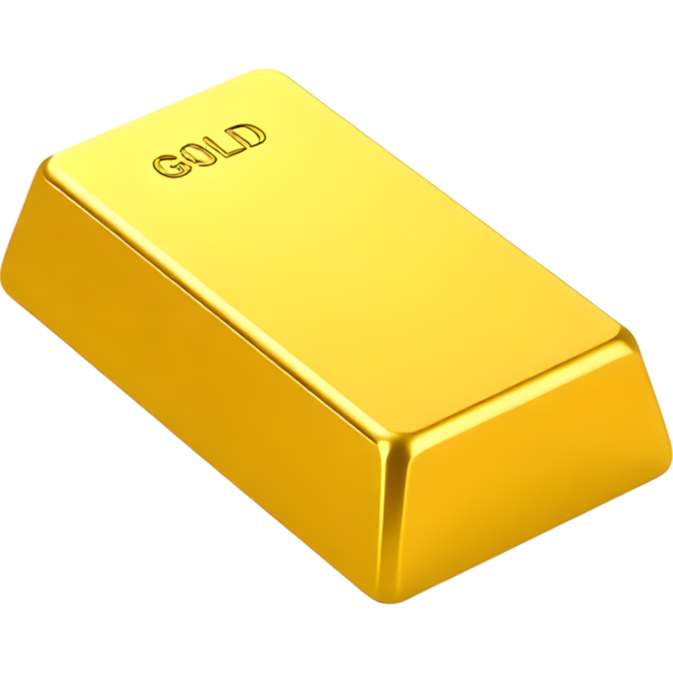Shiny Gold Bar with Gold Text png