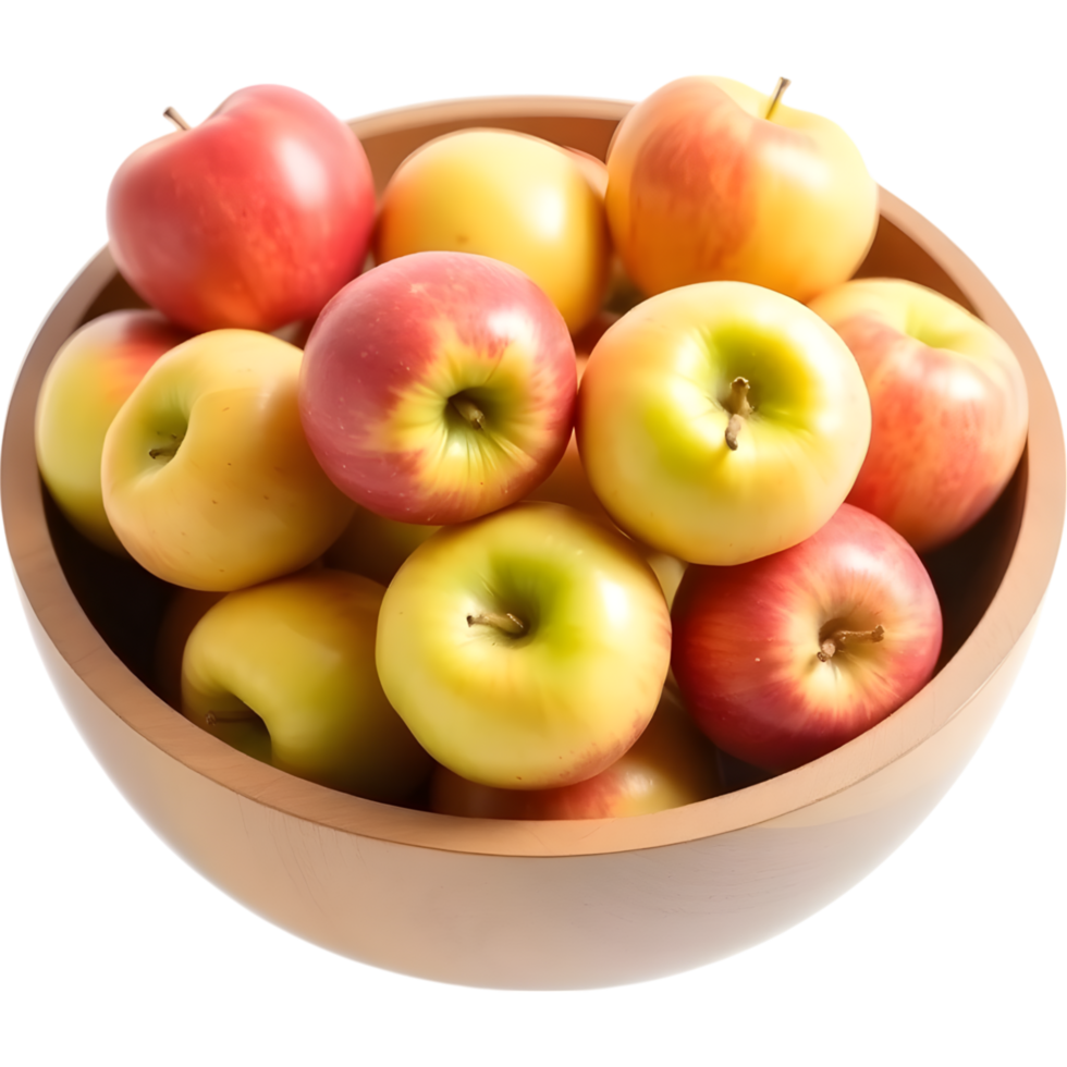 Plateful of Green Apples Harvest png