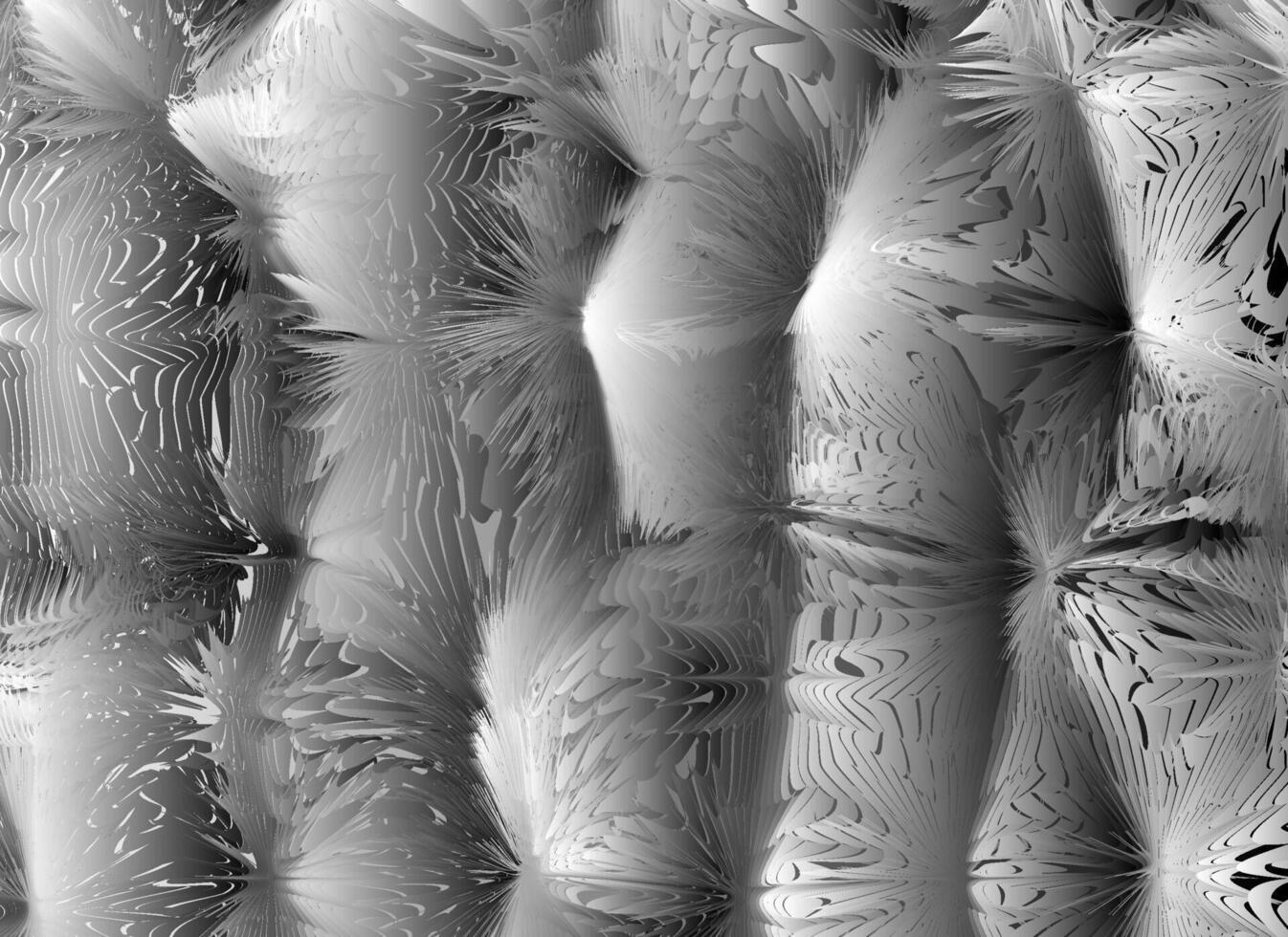 Abstract texture with repeating patterns of lines and bumps. Grey and white colors dominate, creating a three-dimensional and dynamic impression vector
