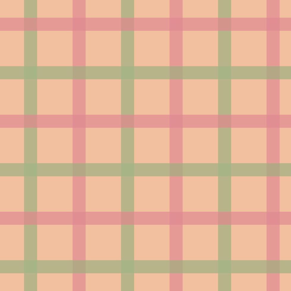 Colorful plaid pattern with soft shades of pink and green, creating a gentle and inviting textile design for various uses vector