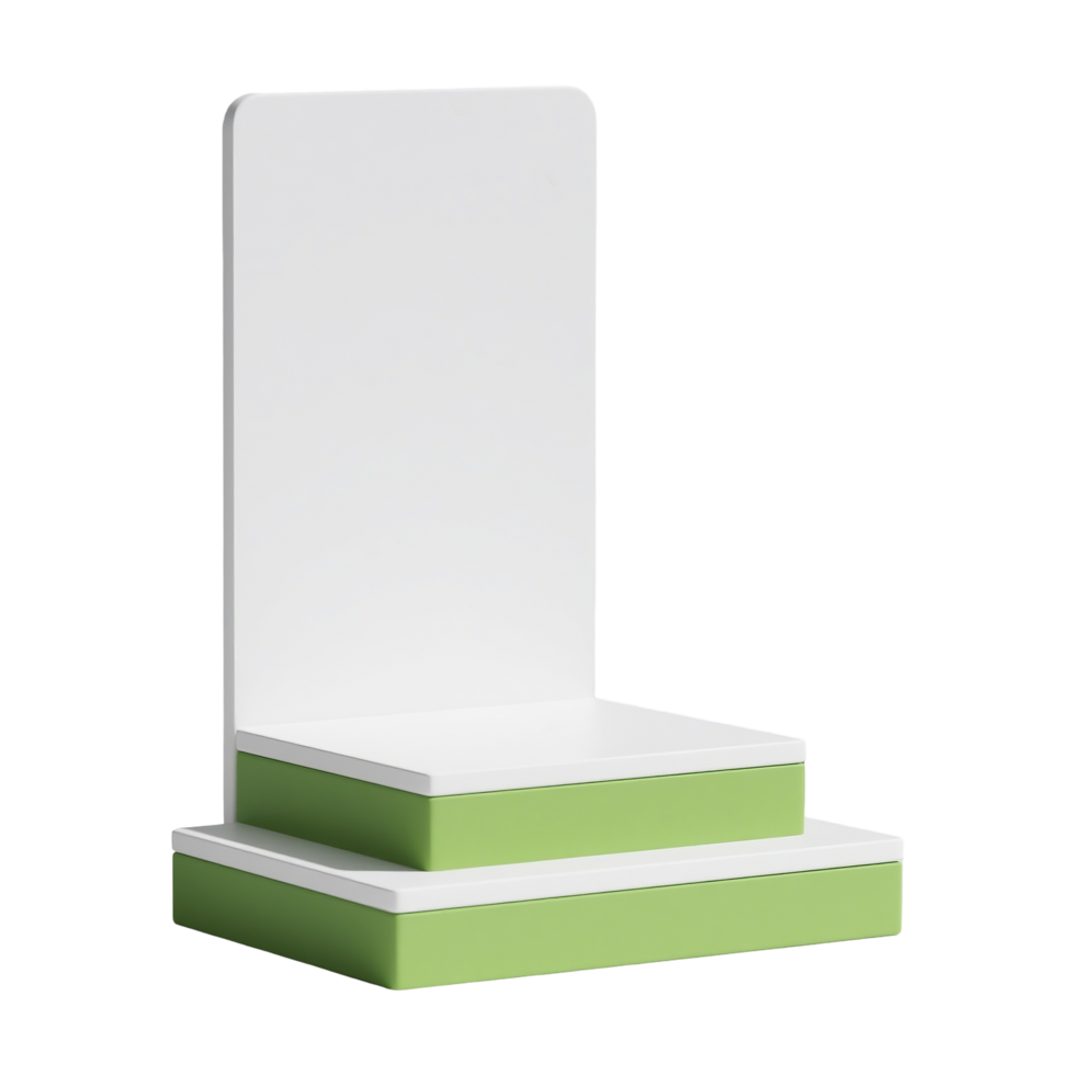3D Render of a Presentation Podium or Stage png