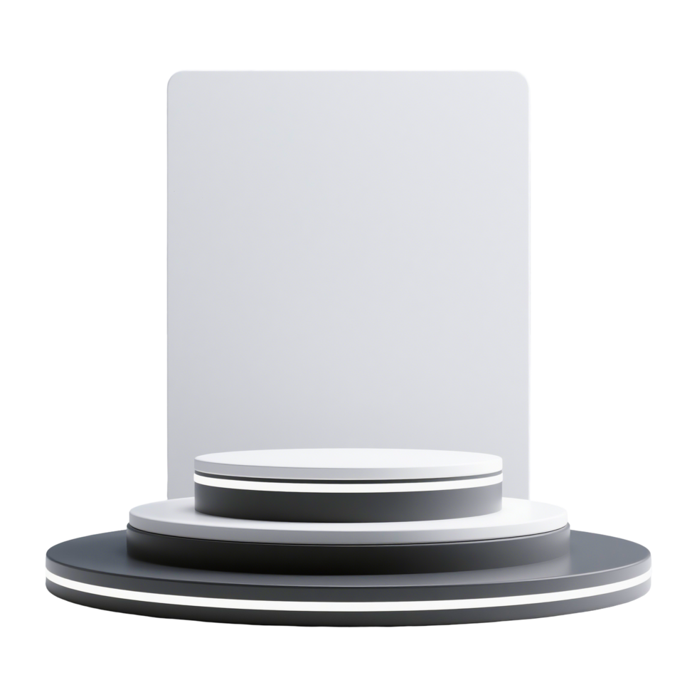 Modern 3D Podium for Product Presentation or Event Display png