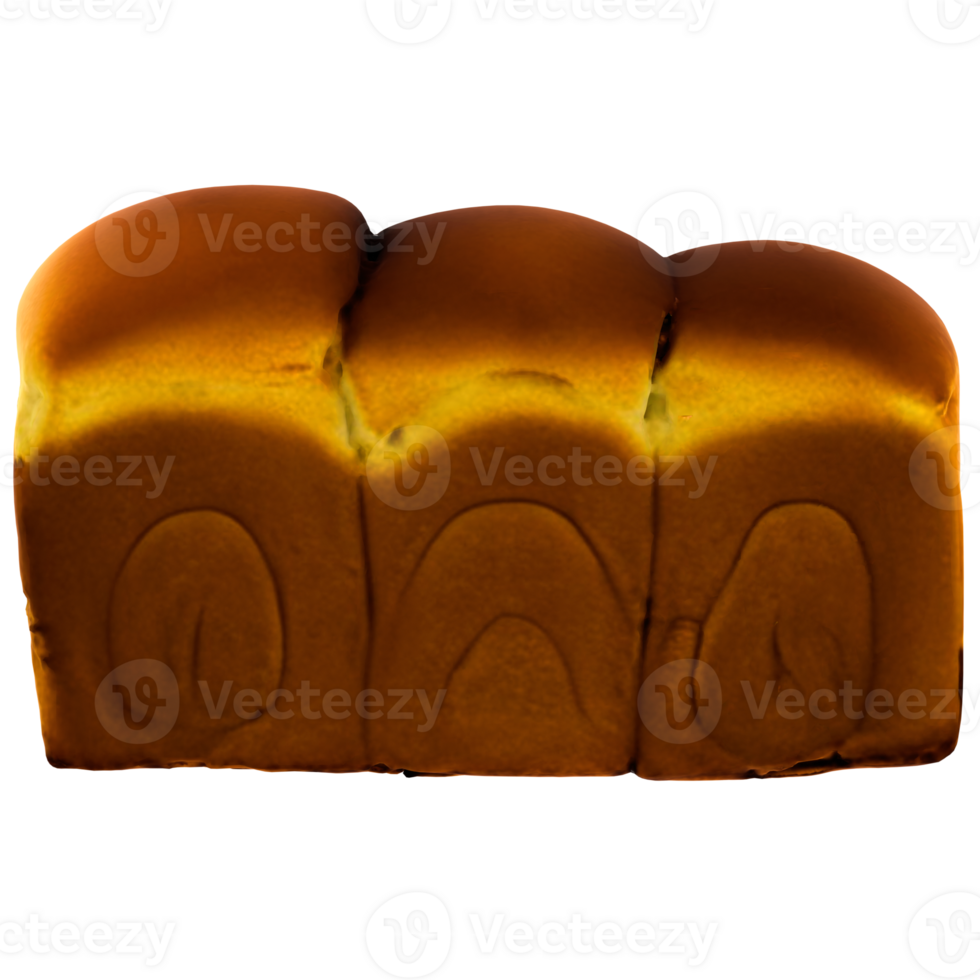 Render loaf bread with transparent background png
