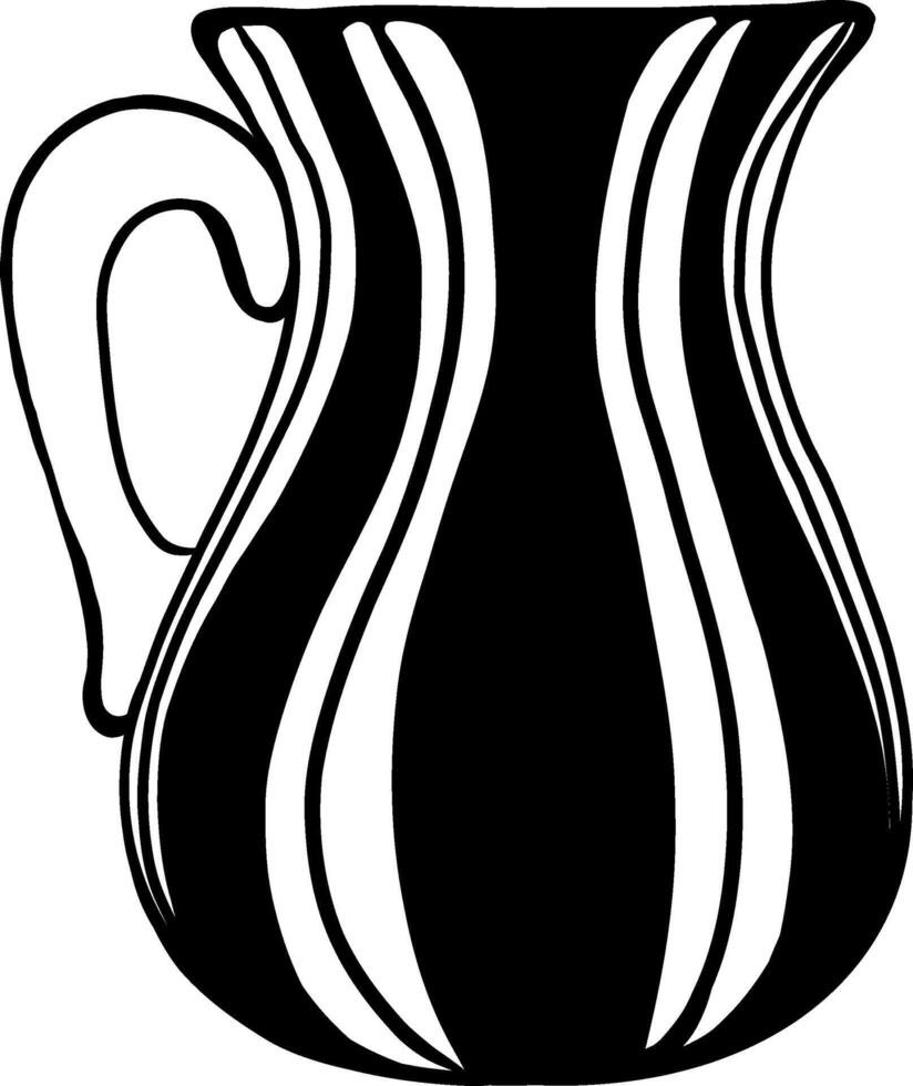 Vase for flowers vector
