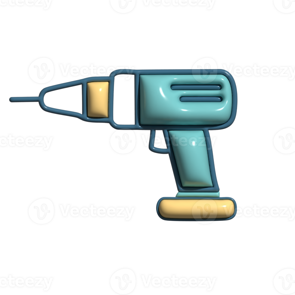 Modern 3D Drilling DIY Equipment Icons png