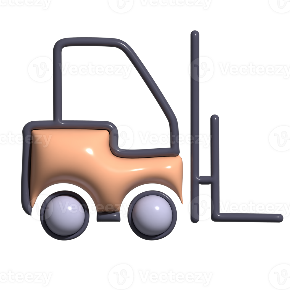 Adorable 3D Material Handling Logistics Symbols png