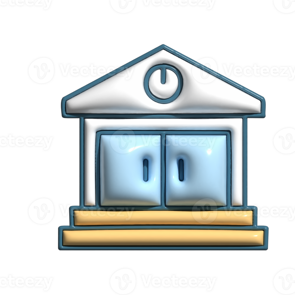 Modern 3D Charging Station Service Point Icons png
