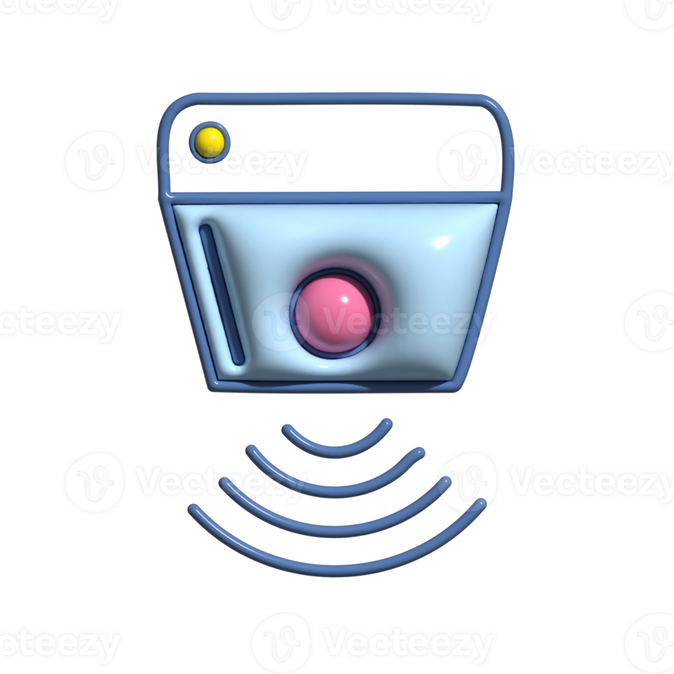 Modern 3D Automation Presence Sensor Icons png