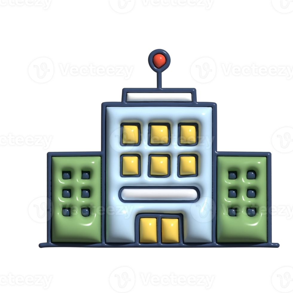 3D Cartoon Mission Control Space Operations Icons png