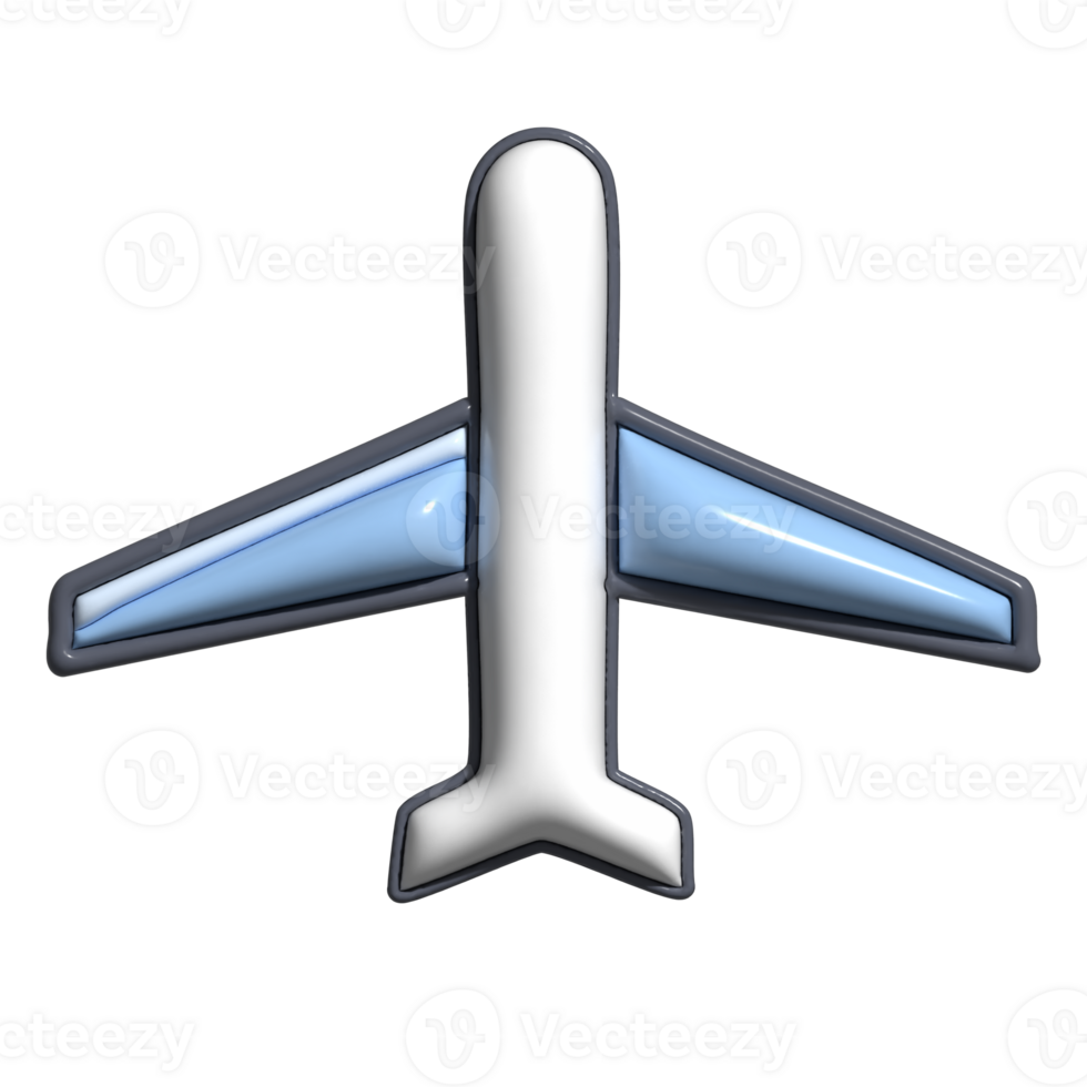 3D Cartoon Landing Arrival Icons png