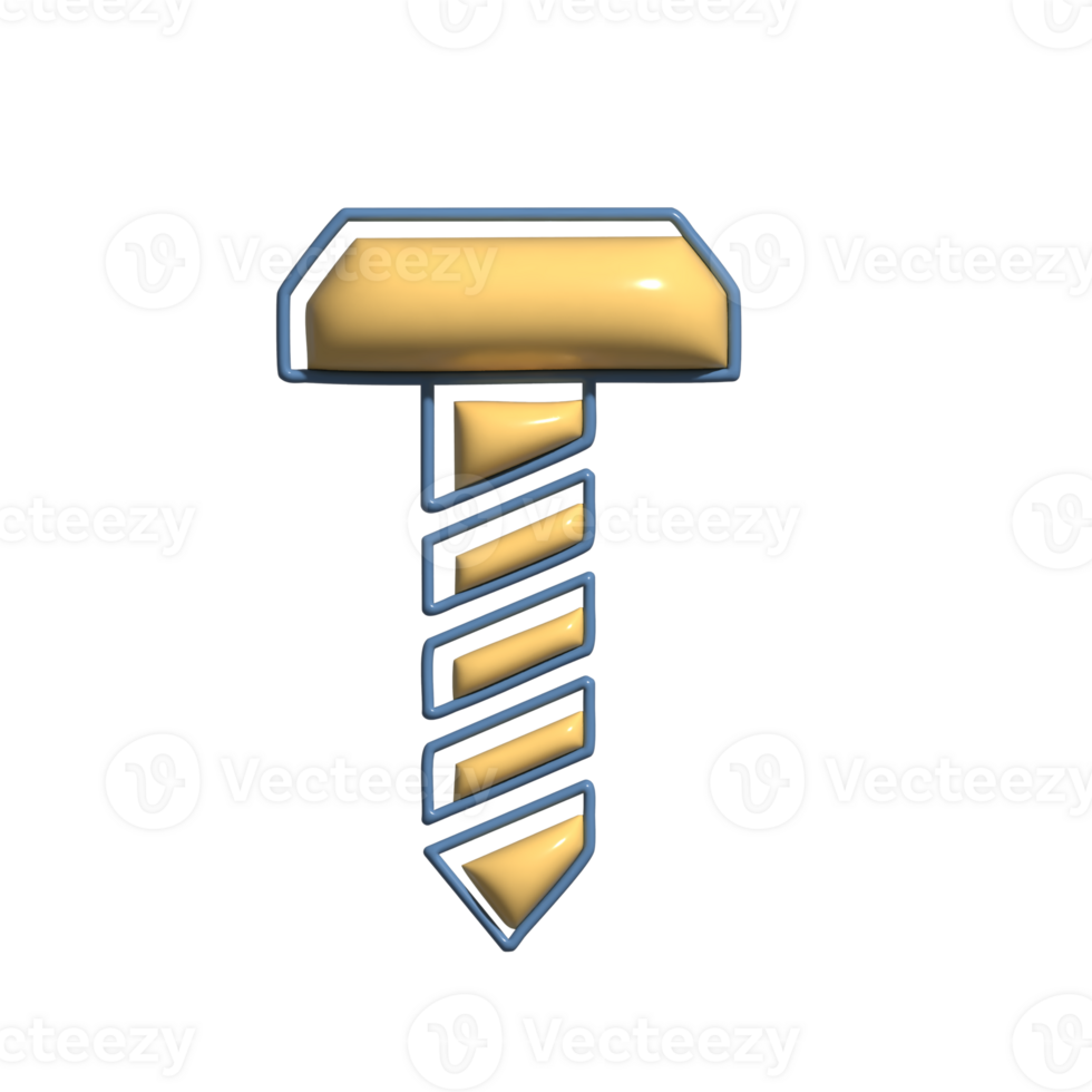 Essential 3D Hardware and Mechanical Icons png