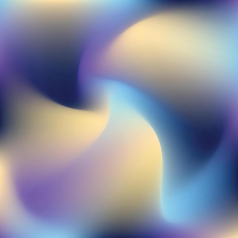 A blue and yellow swirl background with a blurred effect vector