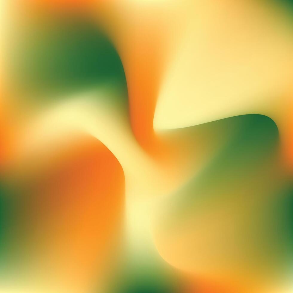 Abstract background with orange and green colors vector
