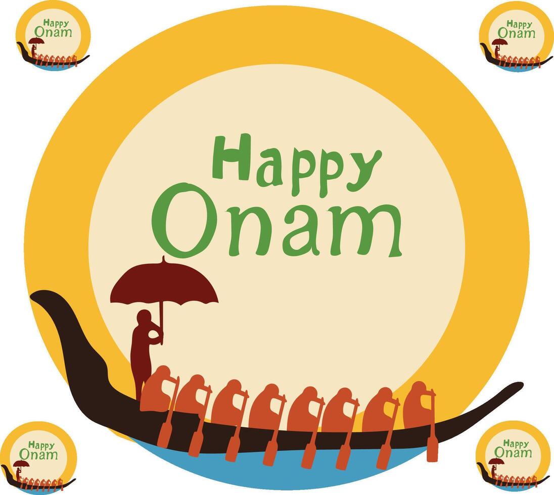 Happy Onam free illustration vector