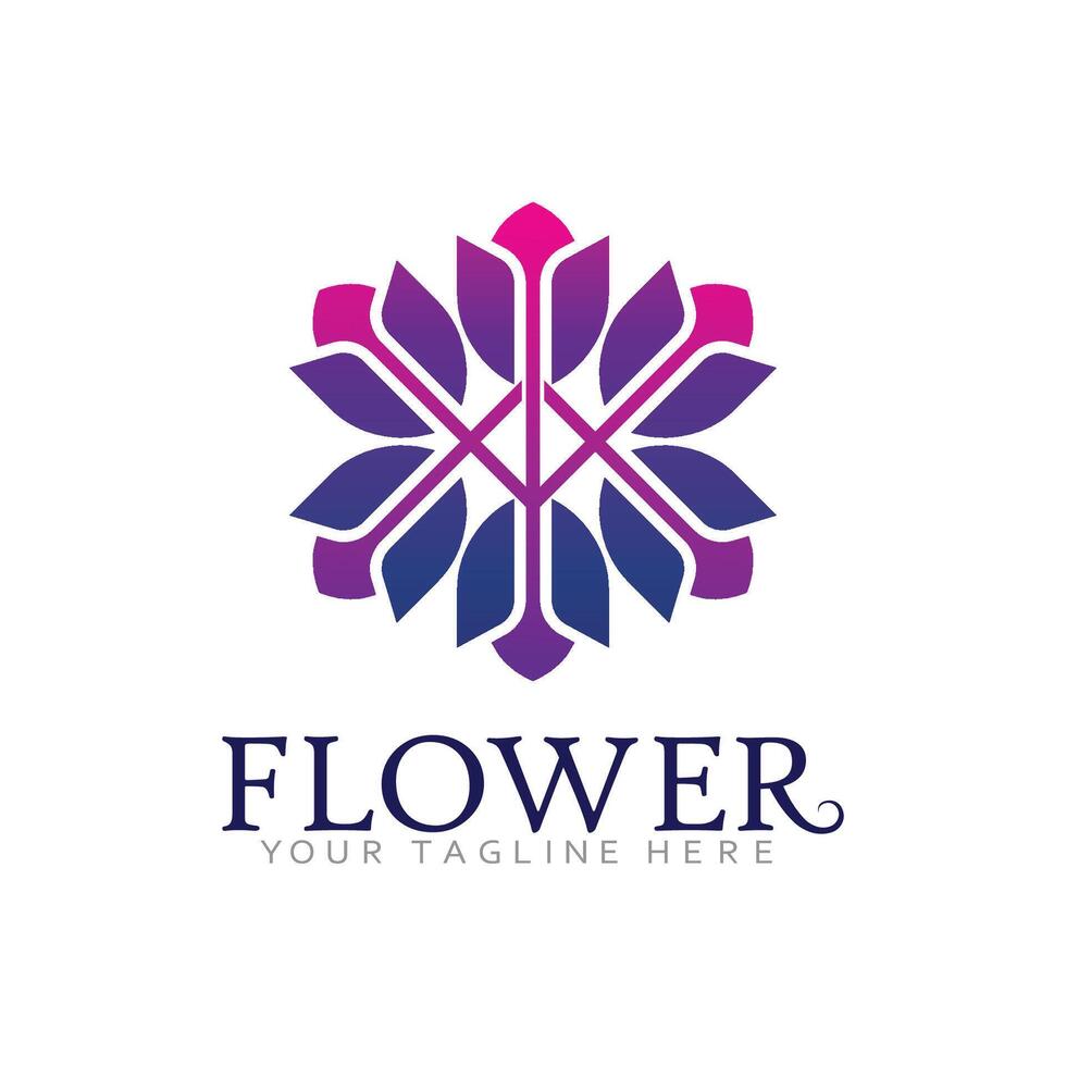 Elegant Tulip Logo with Minimalist Botanical Aesthetics vector