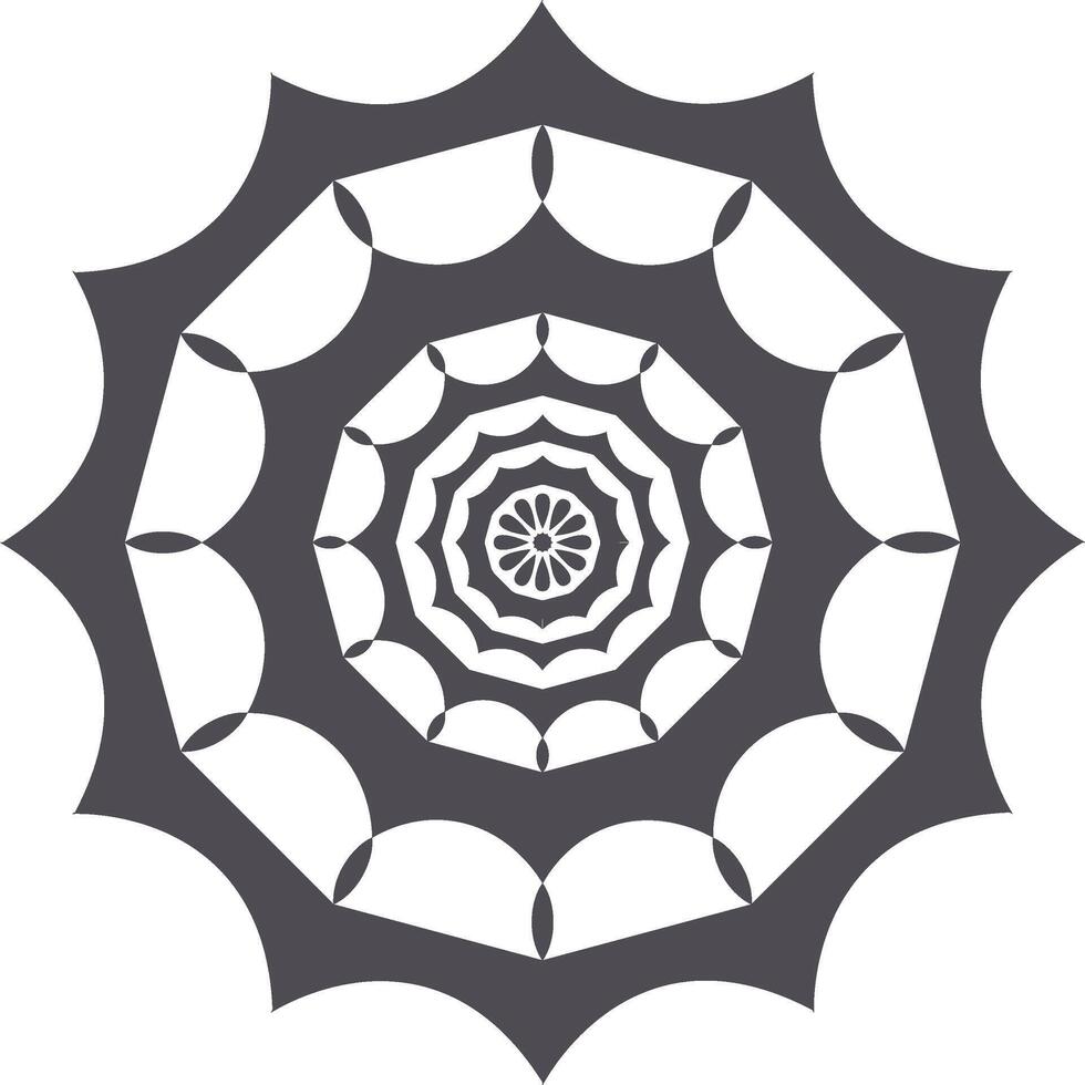 New Mandala Design Idea With Unique Abstract Pattern And Creative Artistic Elements vector