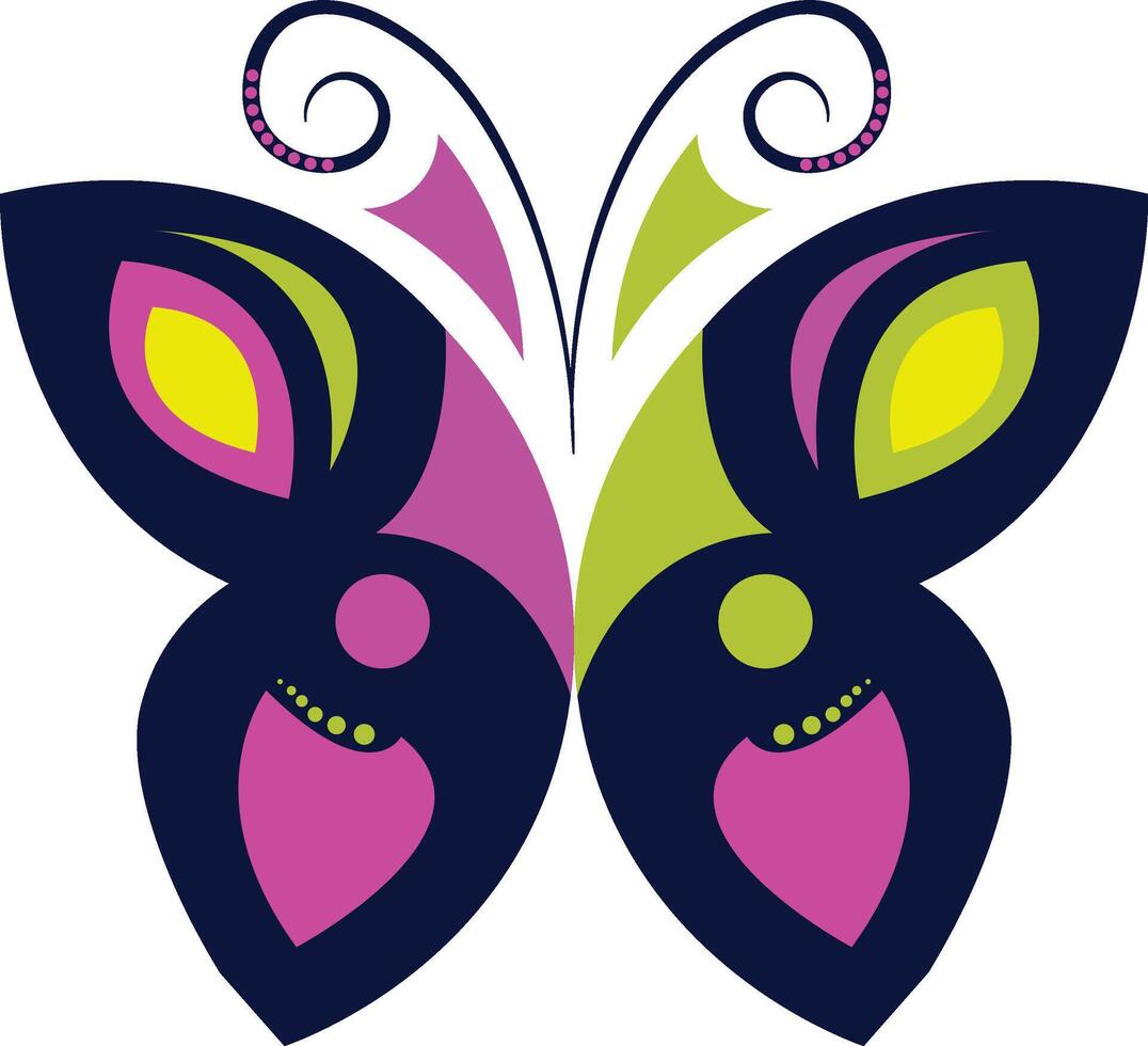 Creative Butterfly Shaped T Shirt Design Idea With Artistic Style And Unique Concept vector