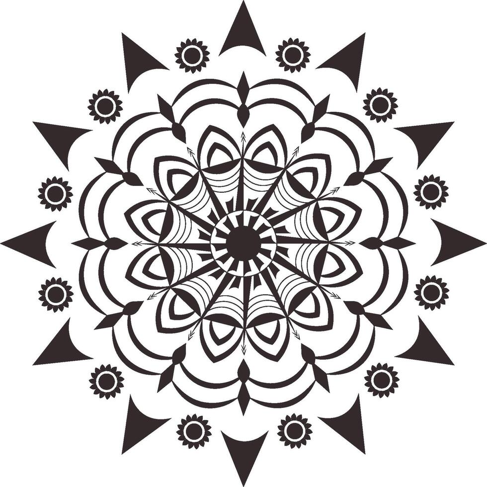 Modern Mandala Design Idea With Creative Pattern And Abstract Art Elements vector