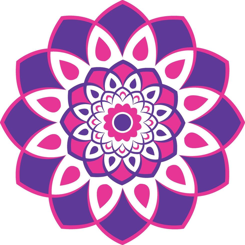 Colorful Abstract Mandala Design With Premium Artistic Style And Creative Pattern vector