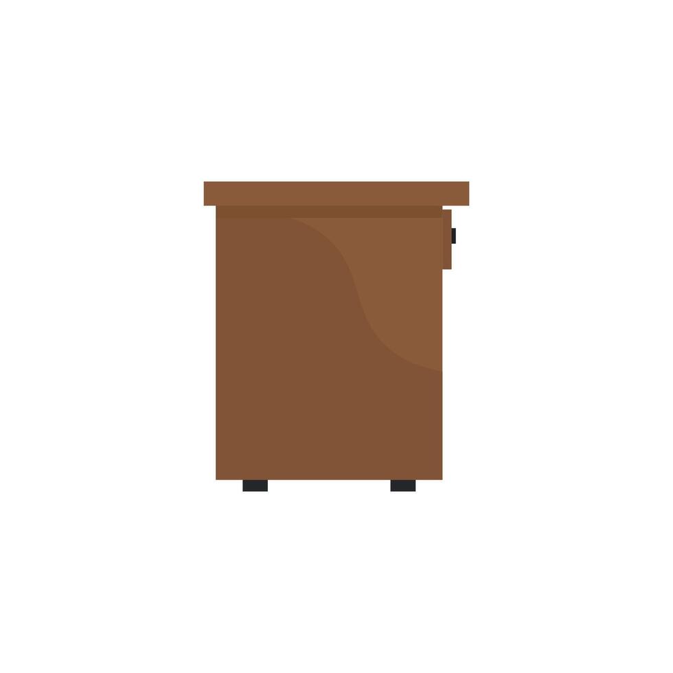 Neat Little Compact Work Desk vector
