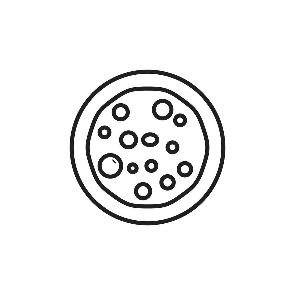 Whole Pepperoni Pizza with Cheese Topping vector