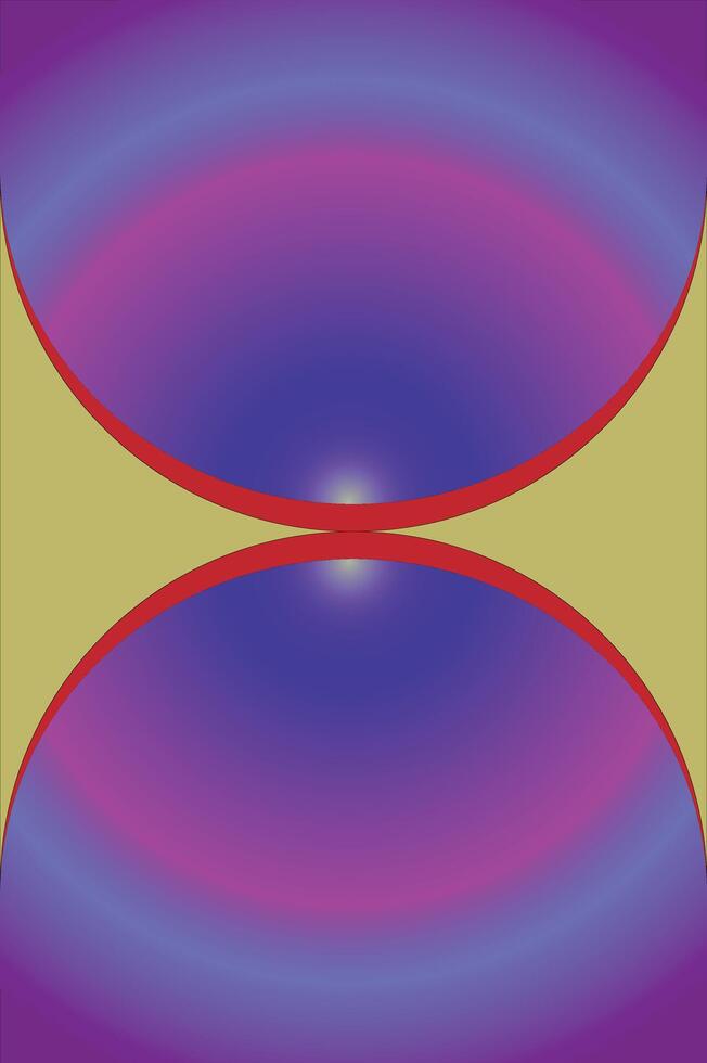 Abstract Symmetry with Radiant Gradient as mobile wallpaper vector