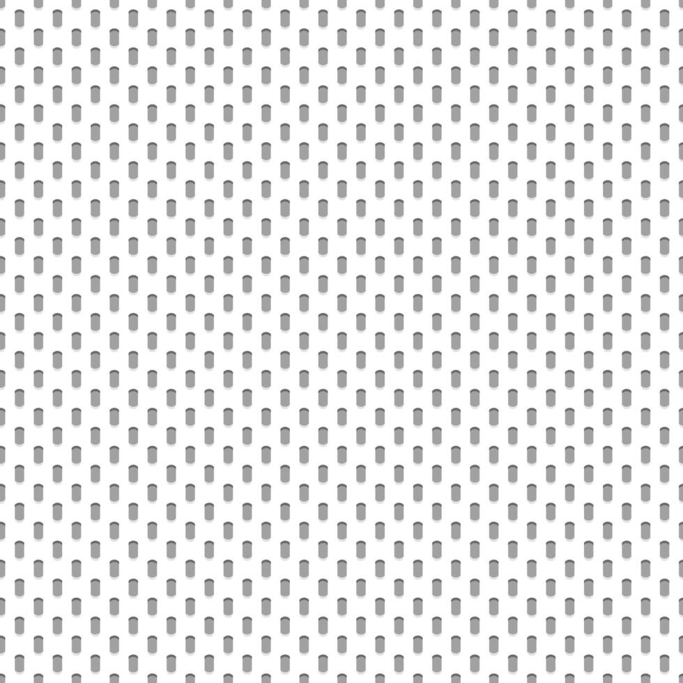 Seamless pattern of small gray rounded rectangles evenly spaced on a white background creating an abstract textured background ideal for websites, digital design, and print media vector