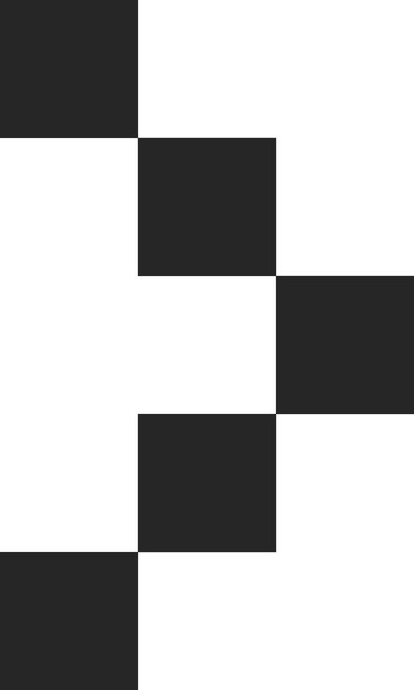 Geometric patterns featuring an abstract design with contrasting black and white squares, enhancing backgrounds, textures, and decorative elements for modern artistic compositions vector
