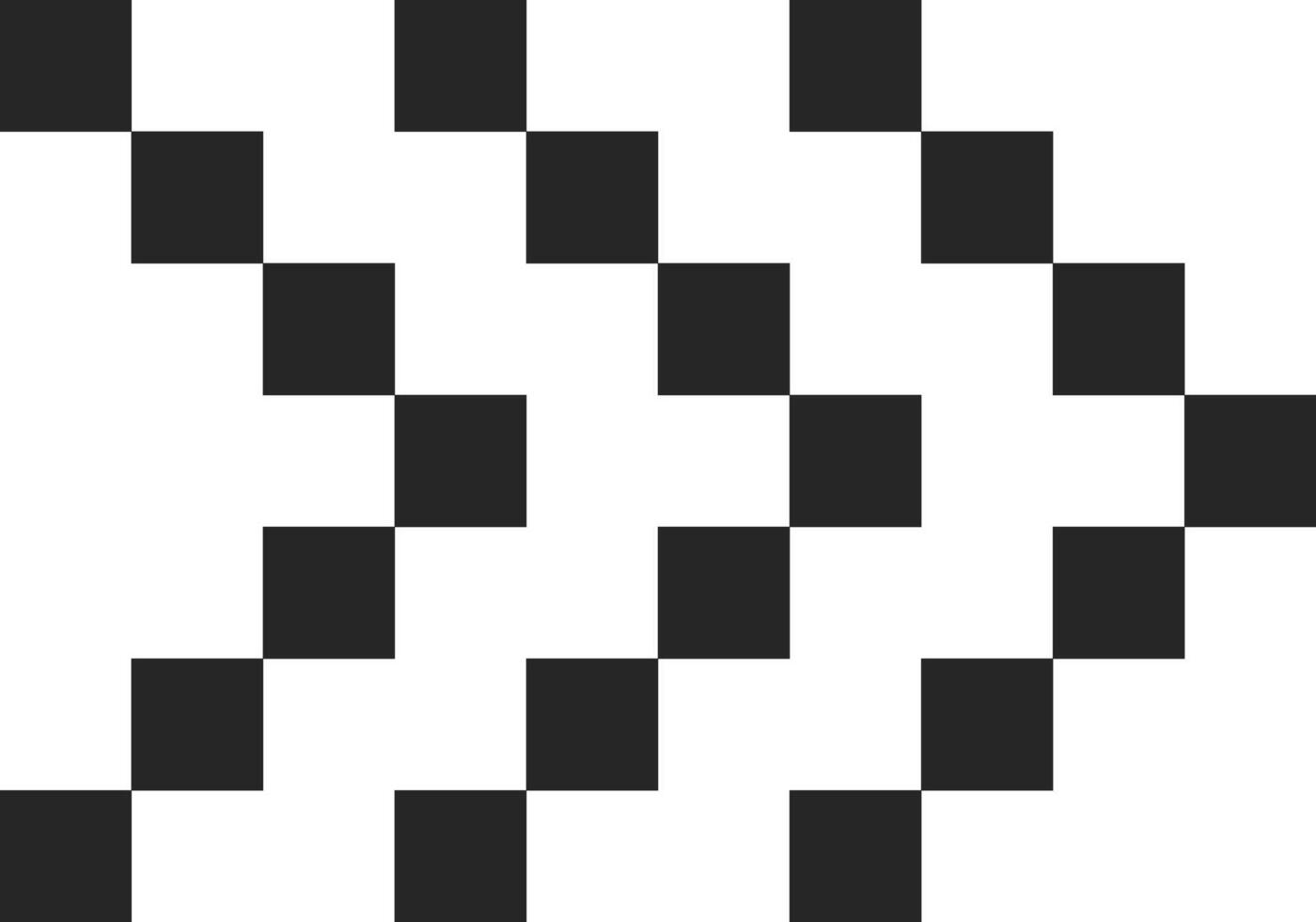 Black squares over a white background creating a pixelated arrow pointing to the right, simple and minimalist design suggesting direction, movement and progress vector
