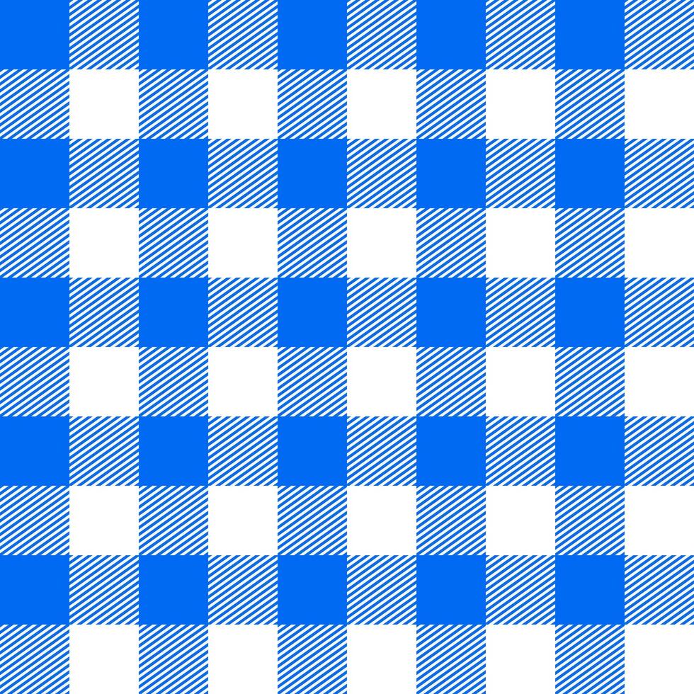 blue plaid grid gingham fabric texture vector