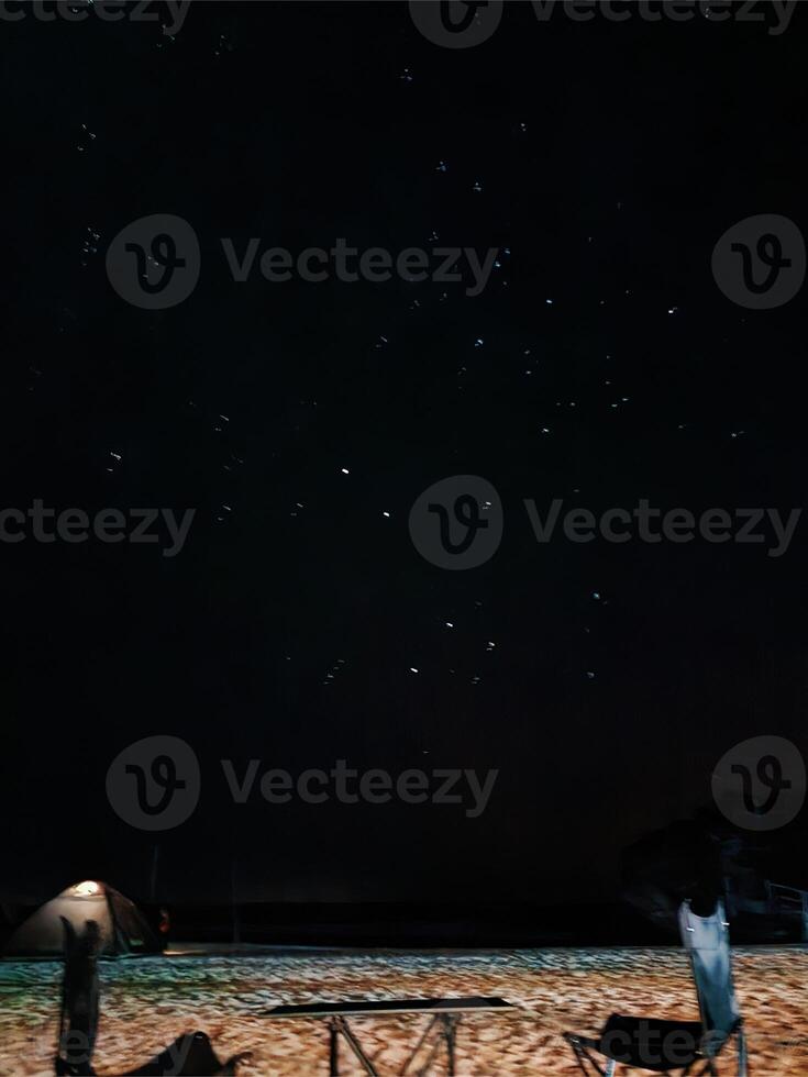 Starry Sky Over Quiet Land photo