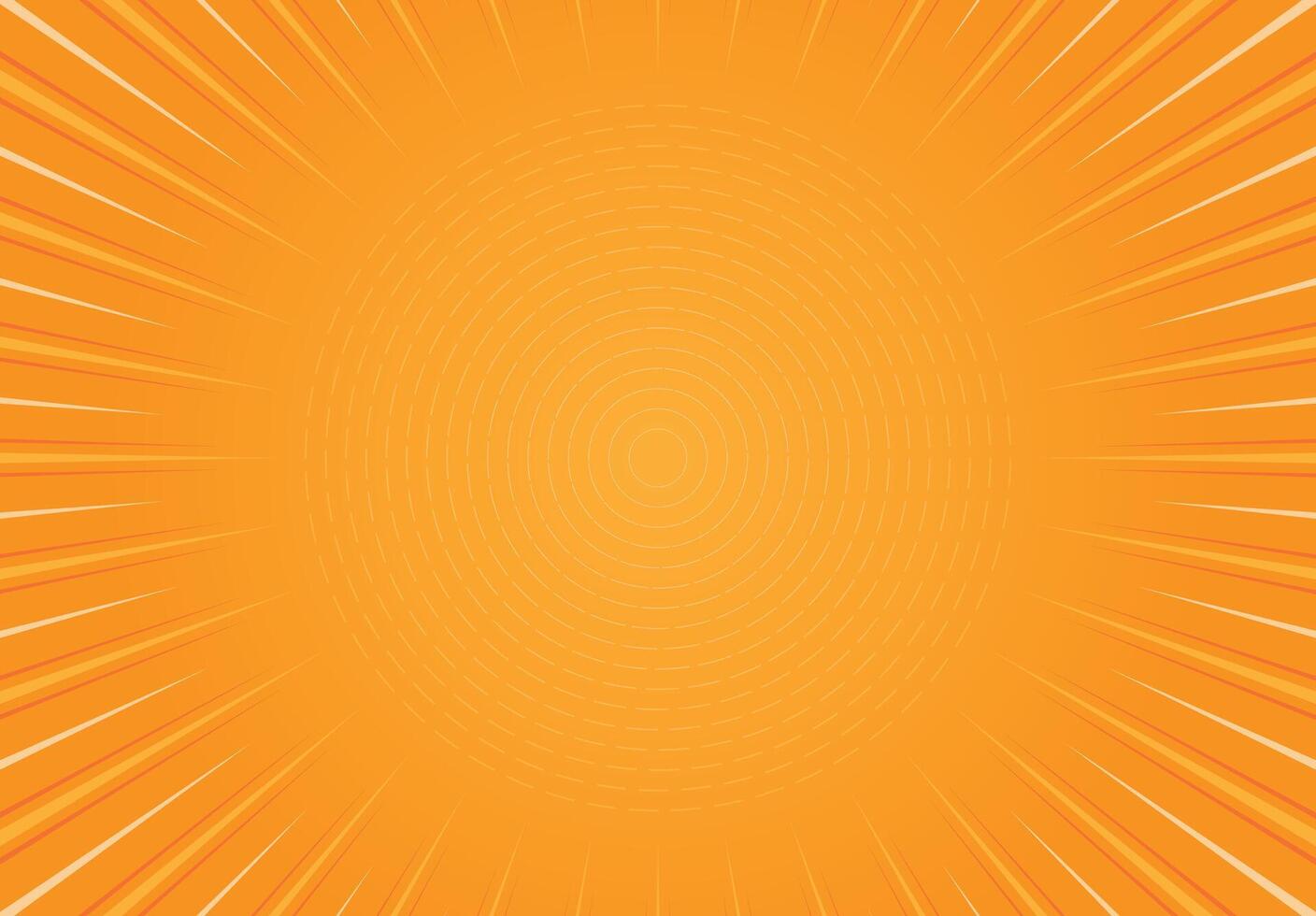 Background of light emanating from the circle in the middle vector