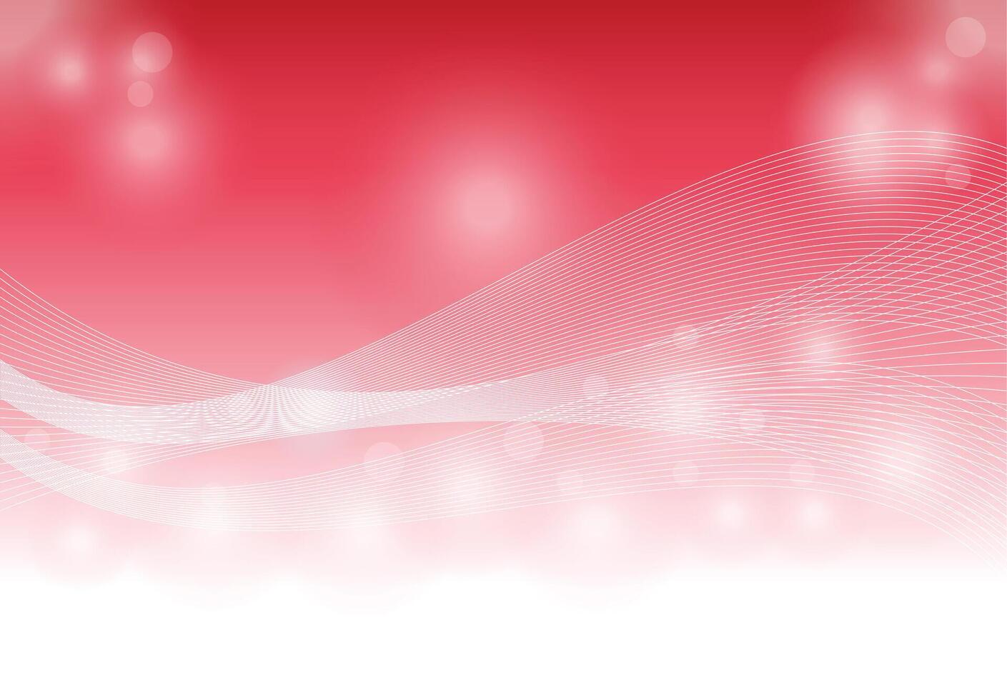 Red background with orps and sonar lines vector