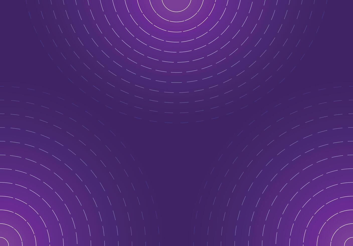 Purple background with beautiful circles of light vector