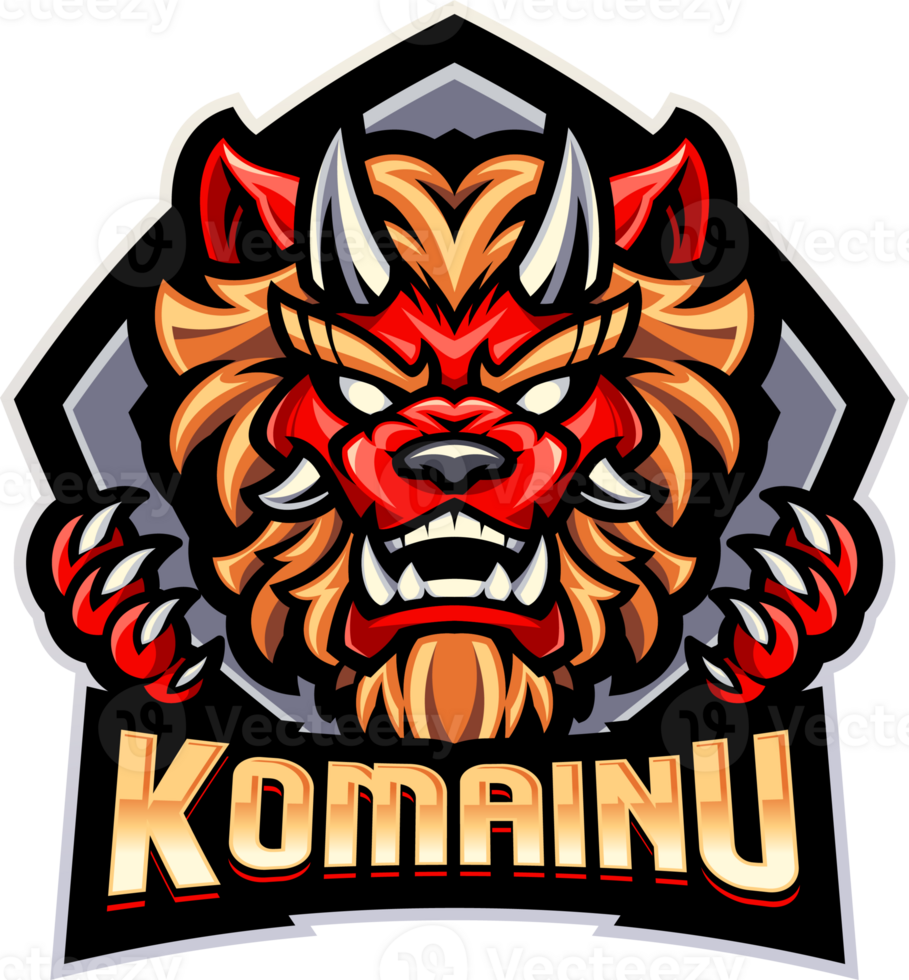 Komainu mascot logo png
