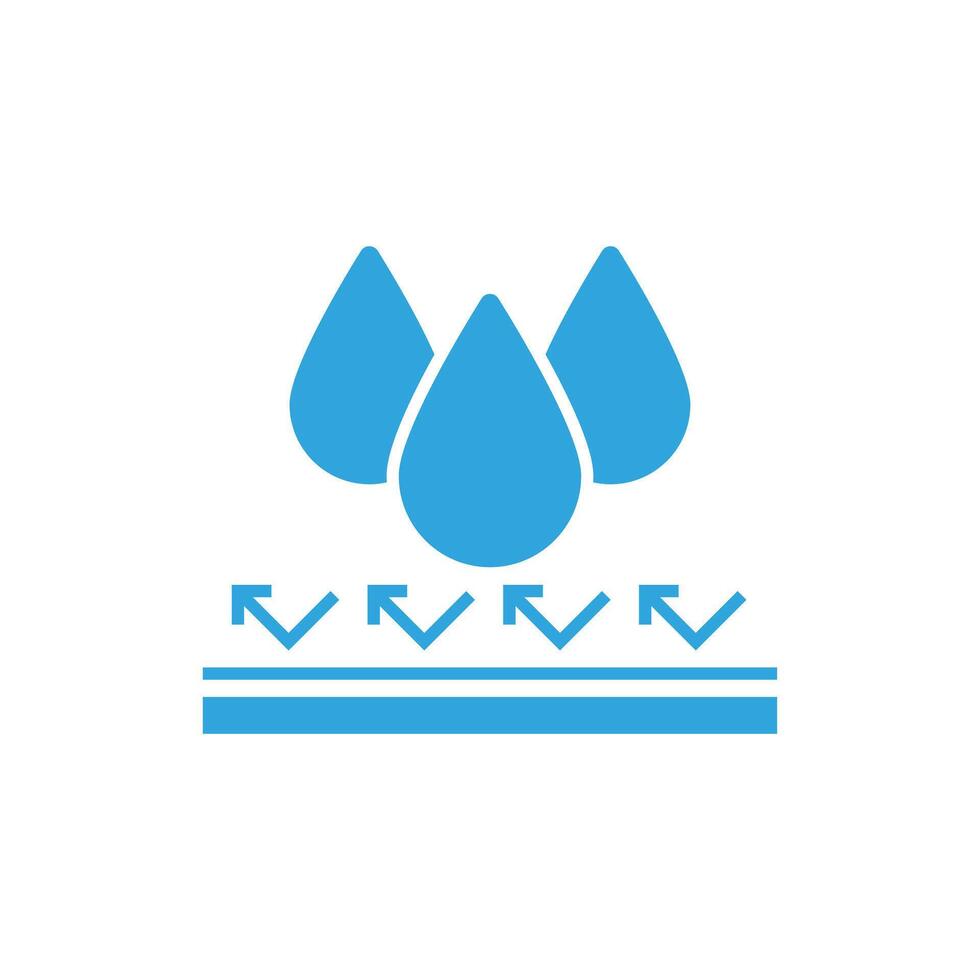 Water rain icon illustration vector