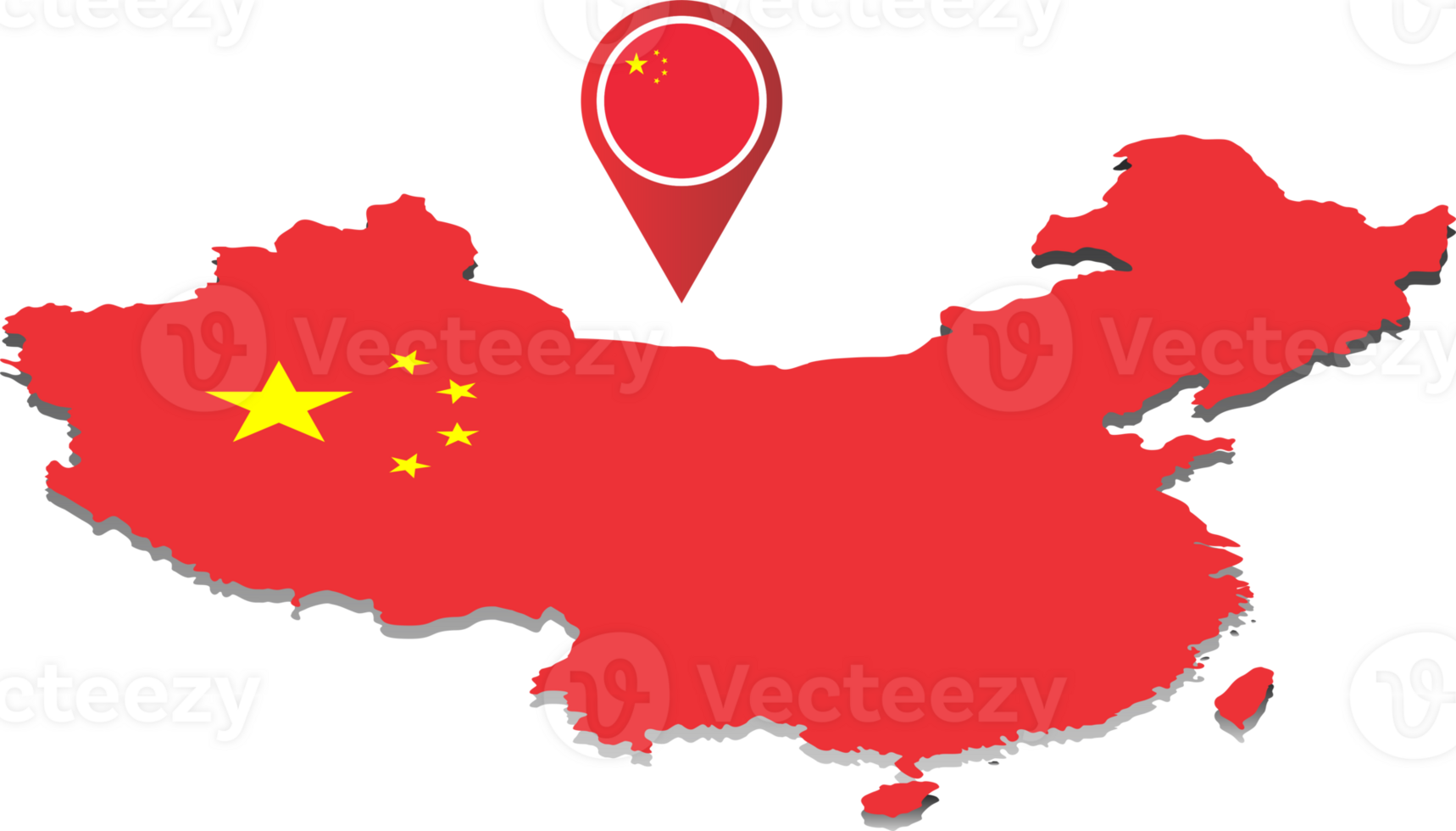 China country map location icon png