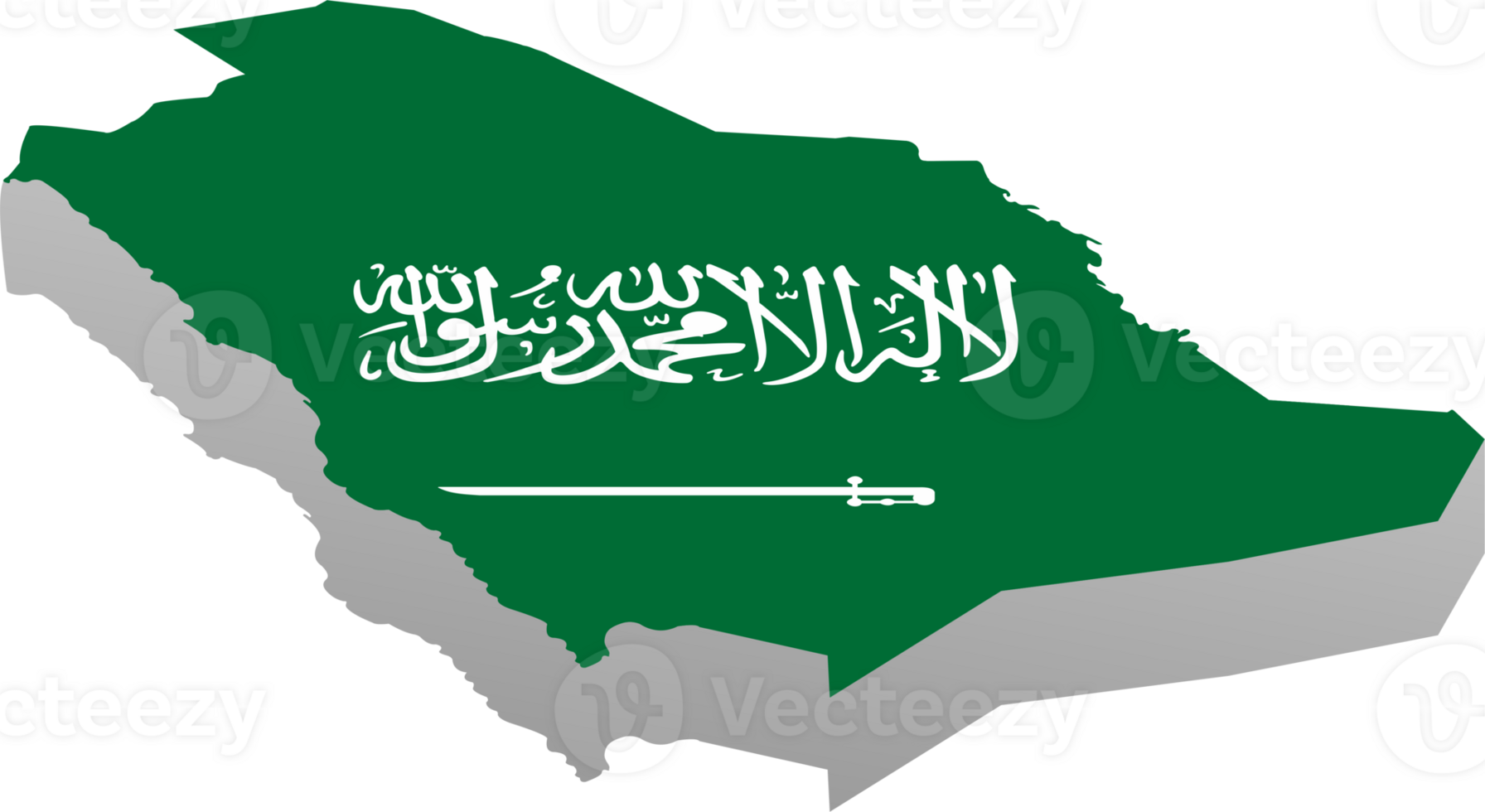 Saudi Arabia country map location png