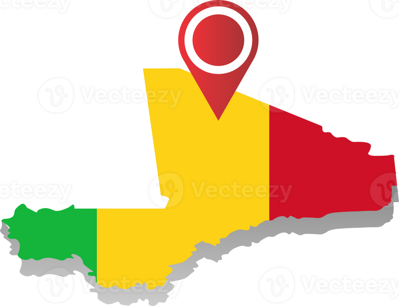 Mali country map png