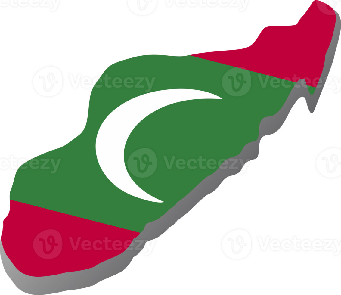 Maldives country map png