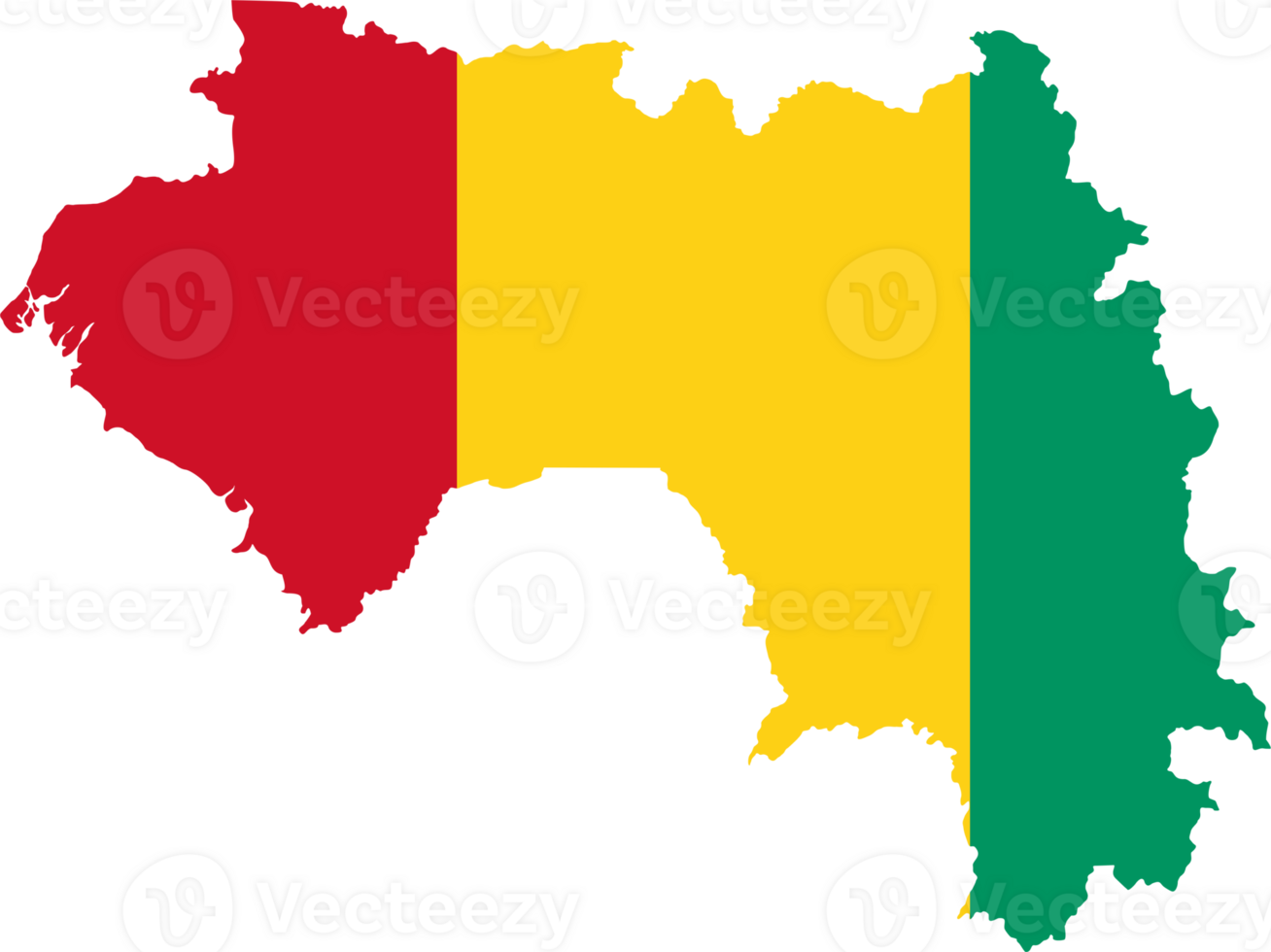 Guinea country map location png