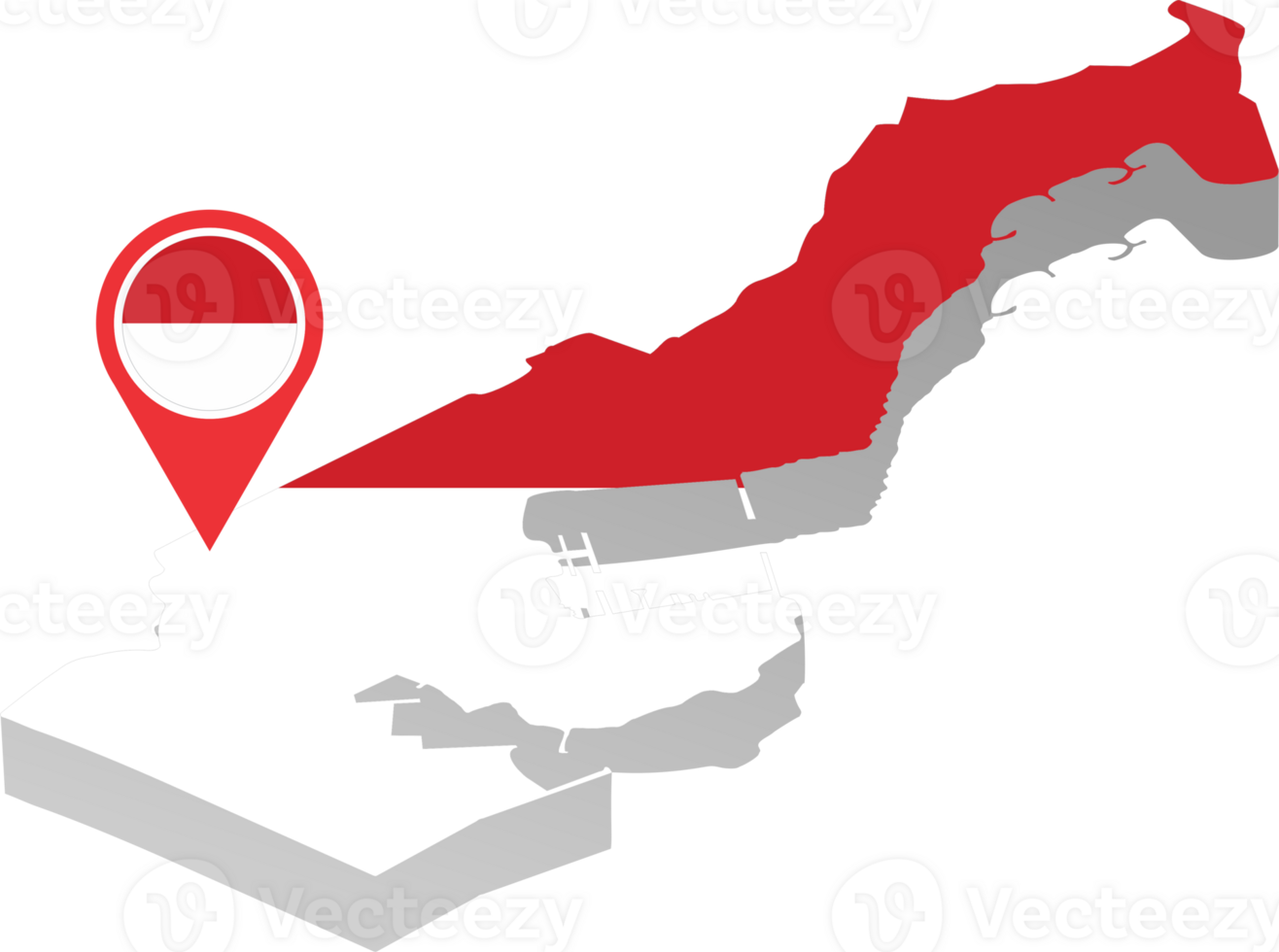 Monaco country map png