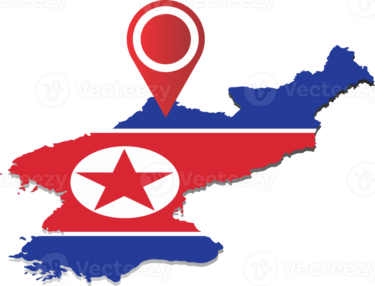 North Korea country map png